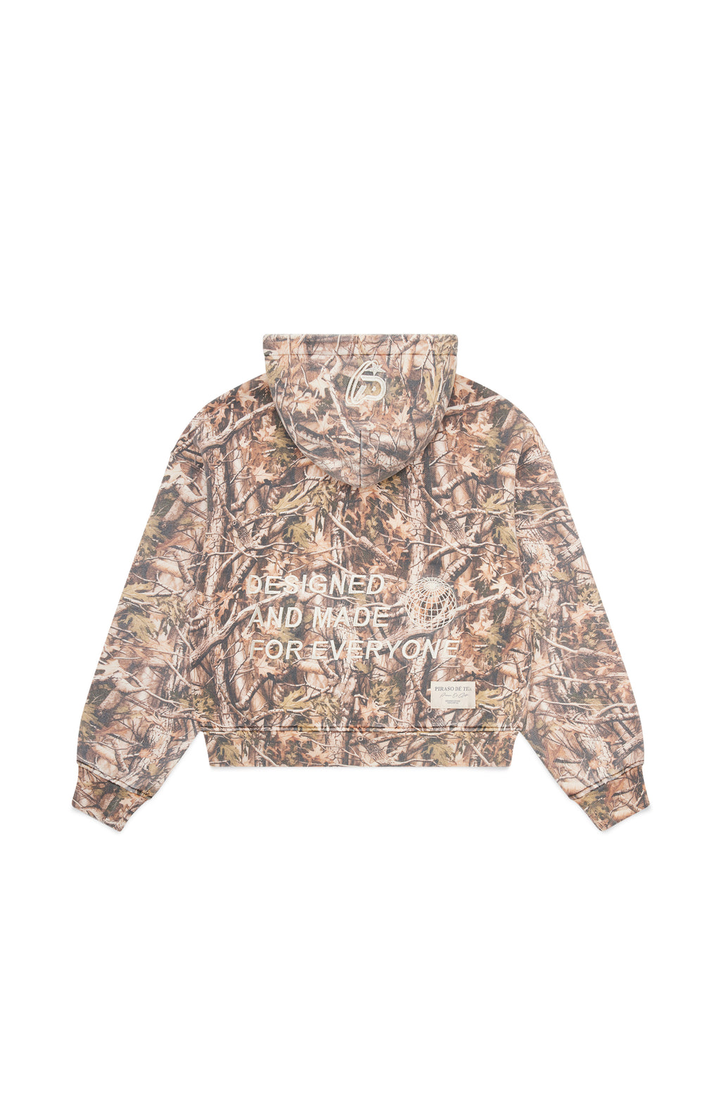 Vintage Camo Zip Up Hoodie