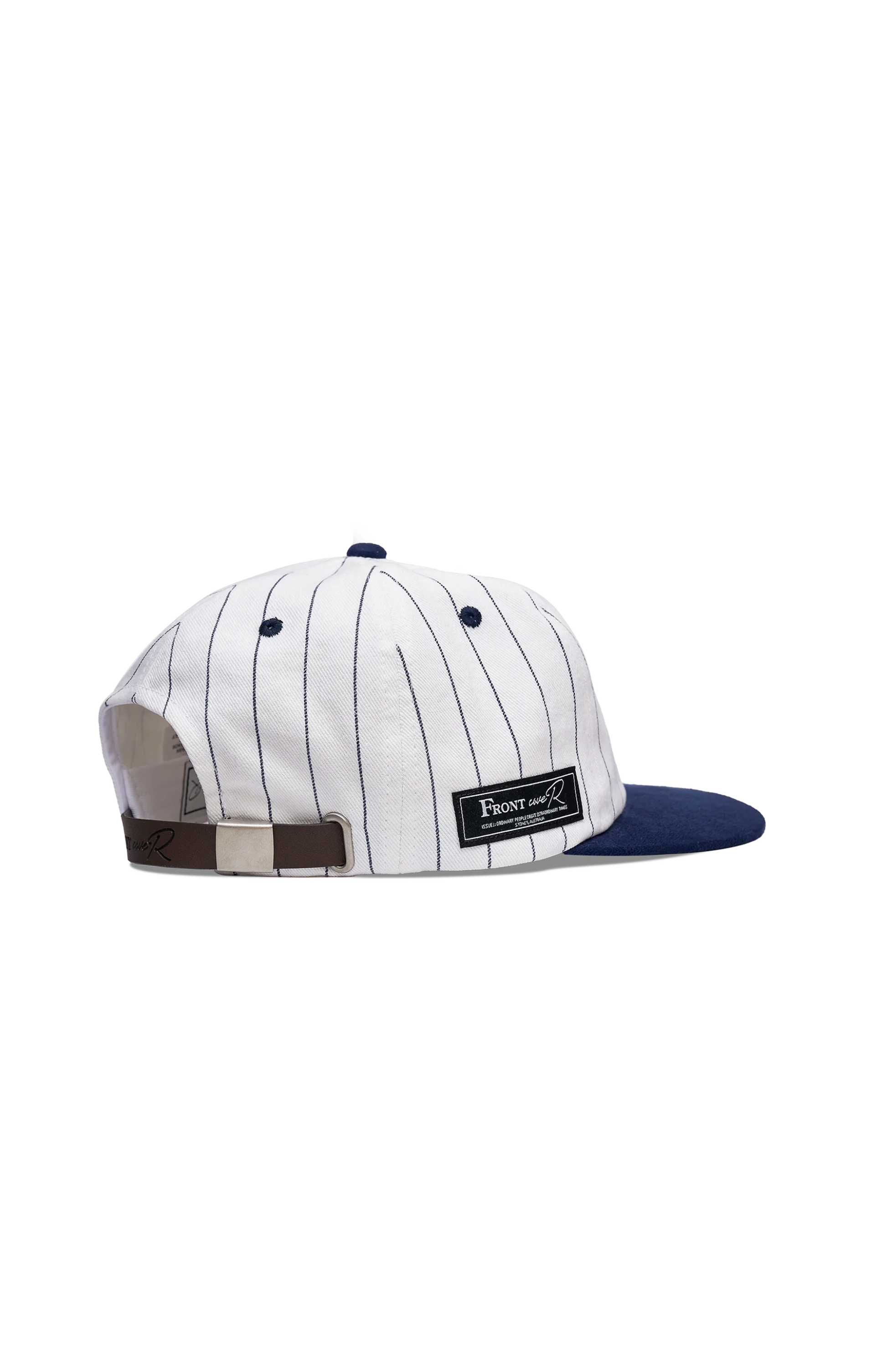 Pinstripe Ball Cap Black