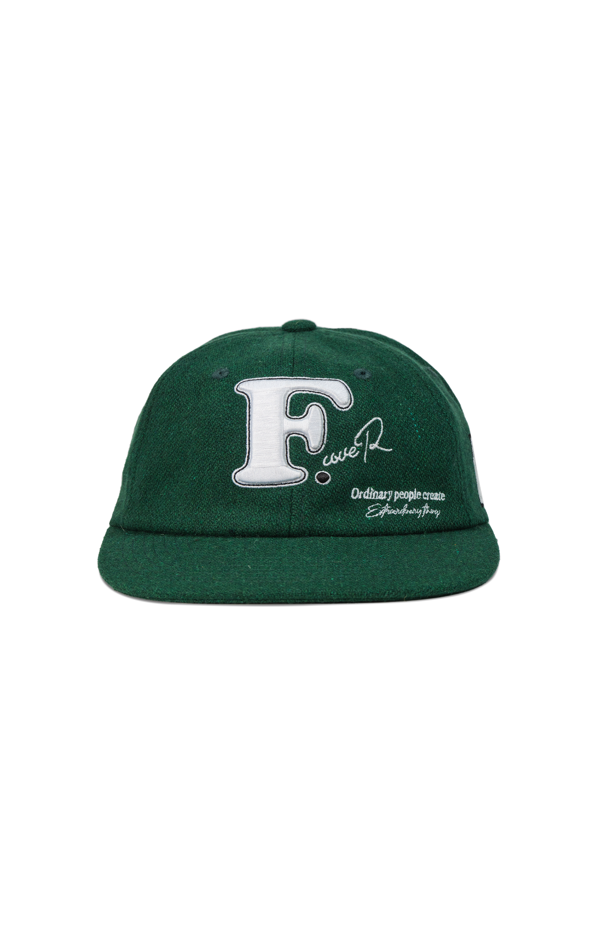 Wool Green Cap