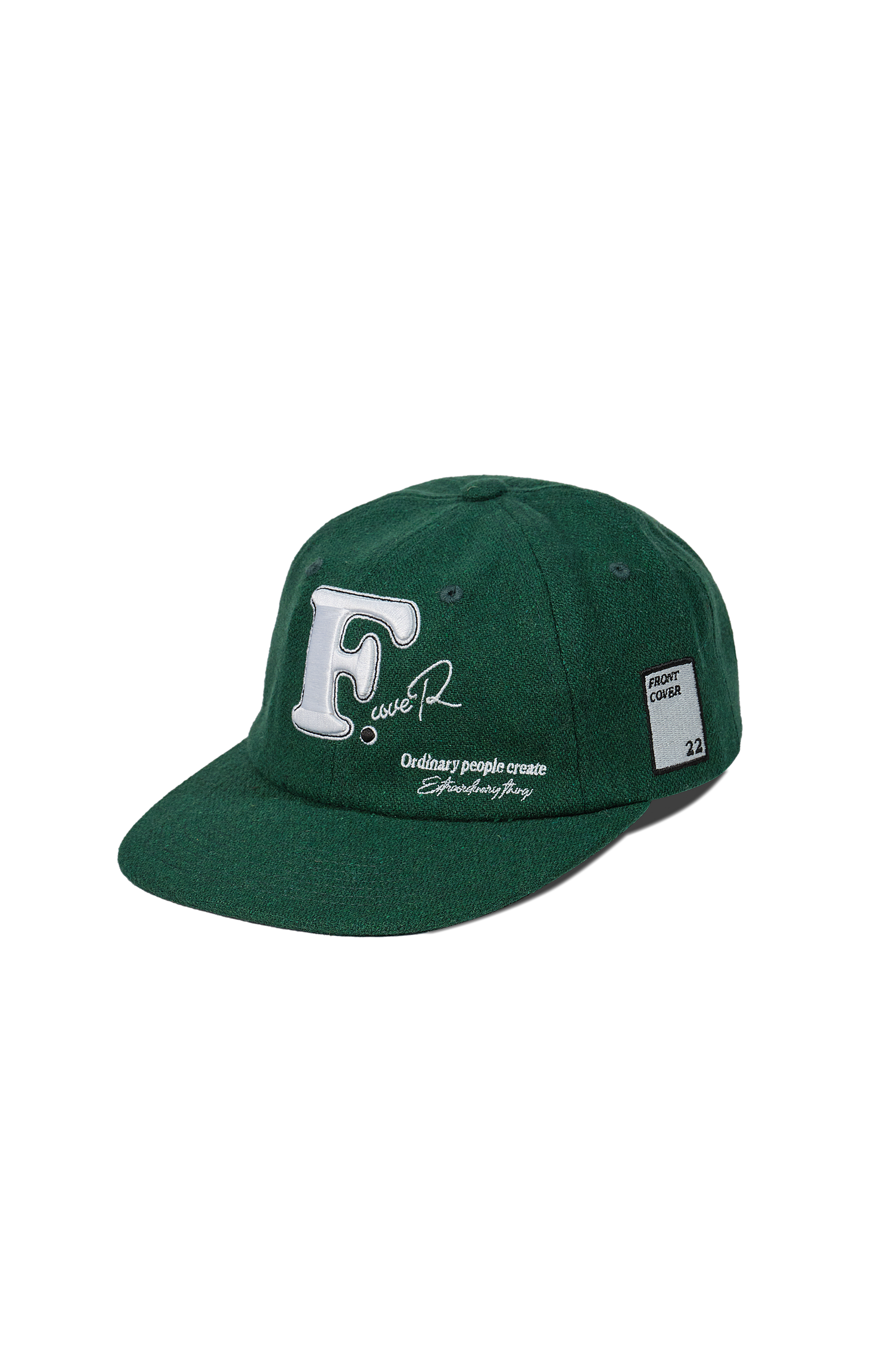 Wool Green Cap