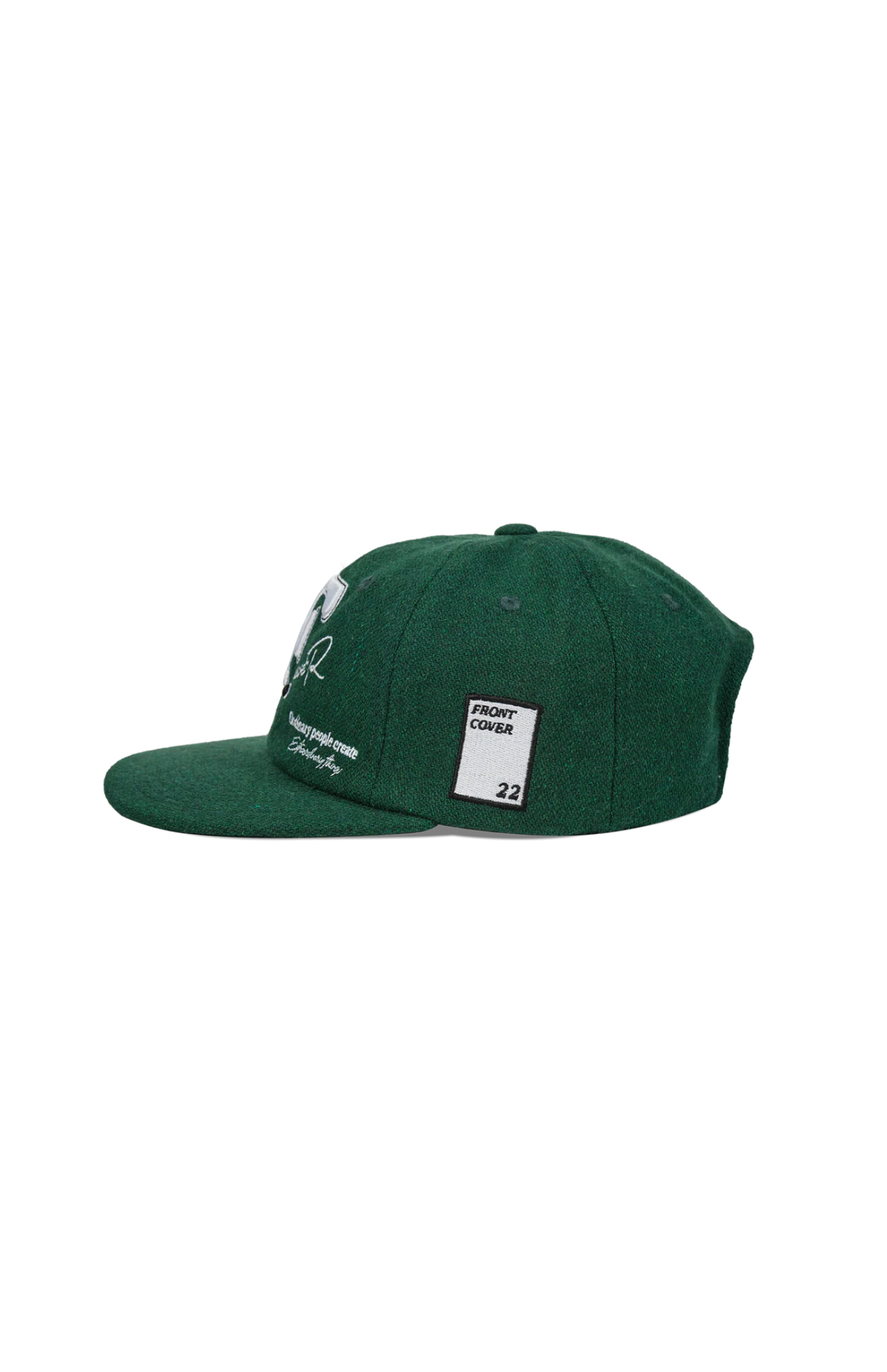 Wool Green Cap