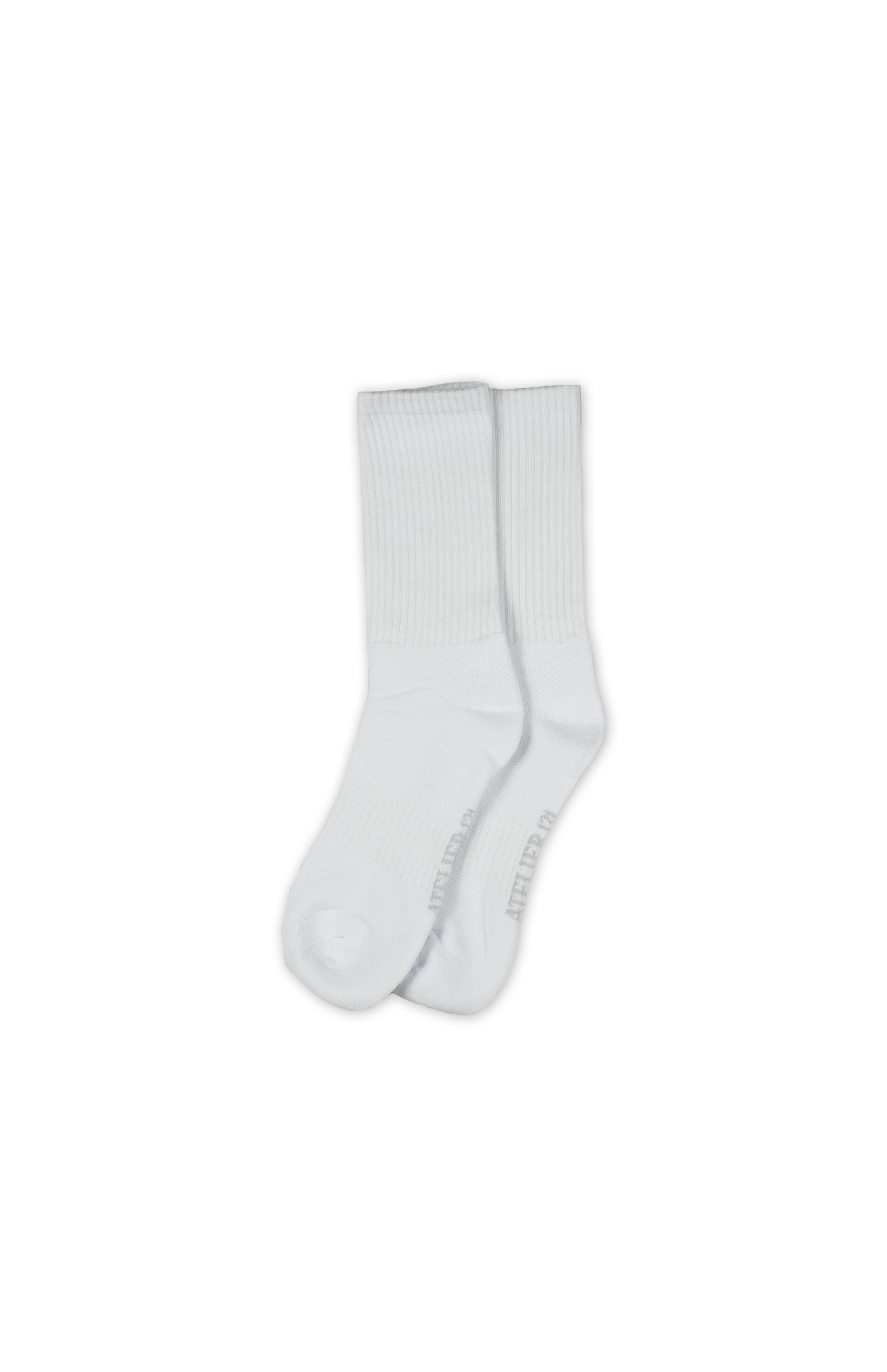 White Everyday Crew Socks