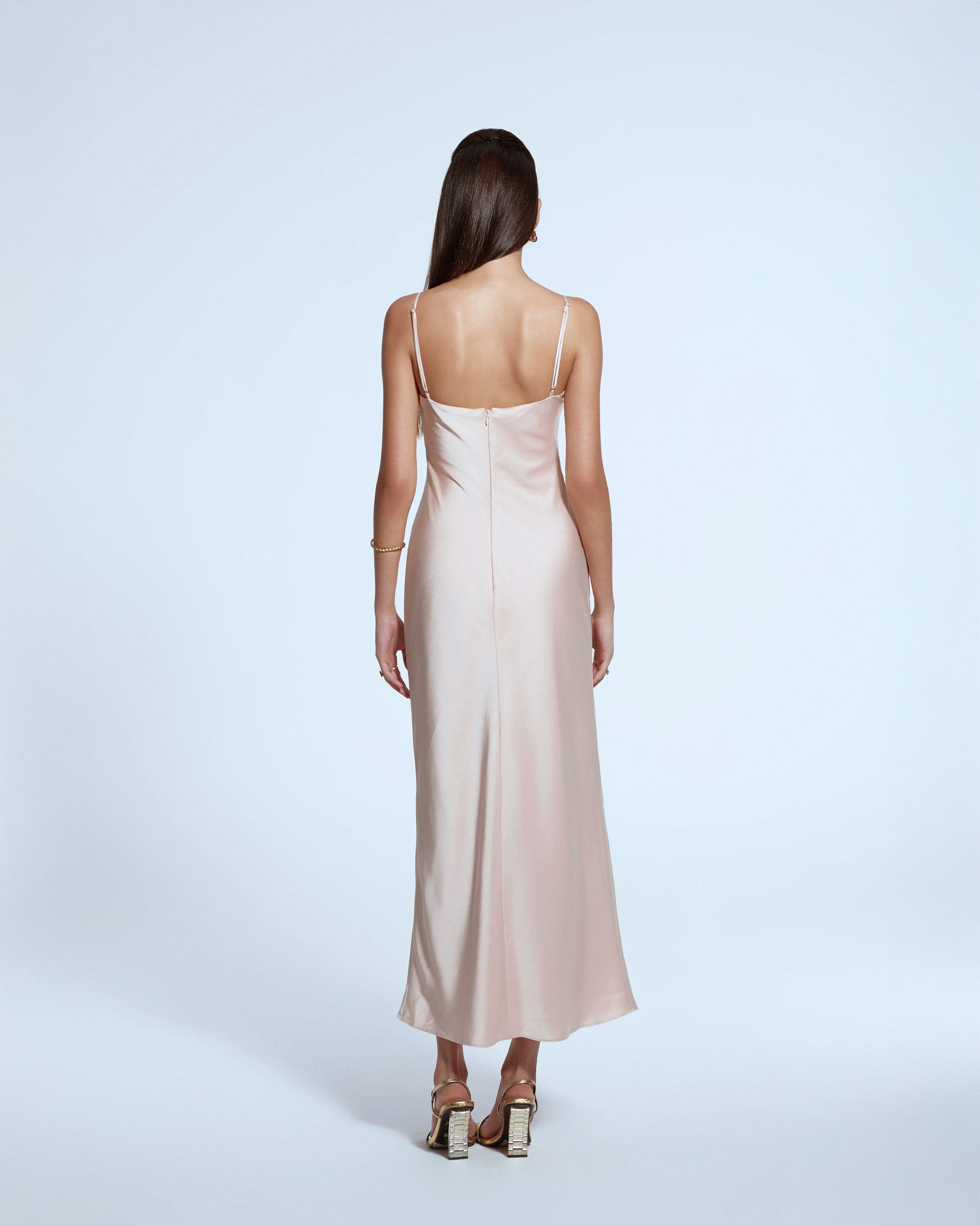 camisole slip dress Organic Cotton Sateen Dress: Handmade Cami Nightdress Transform your look with a chic full length slip dress Seris Camisole Slip Dress Long