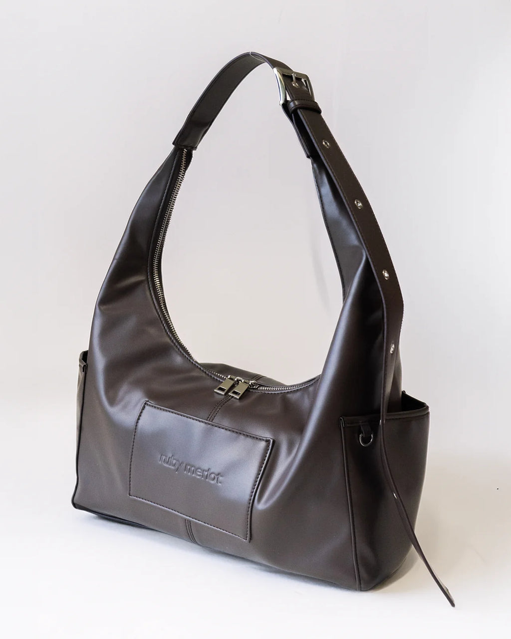 The Classic Ruby Espresso Brown Bag